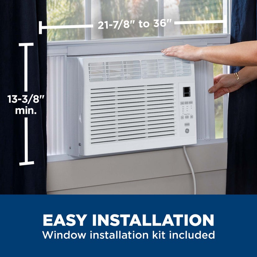 GE AHSE06CA Smart Electronic Window Air Conditioner : 6,000 Bt...