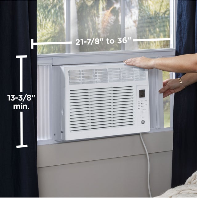 GE AHW06LZ Window Air Conditioner With Eco Mode, 24-Hour On/O...