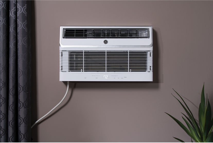 GE AJEM12DWJ Thru The Wall Smart Air Conditioner With 10,600 Bt...