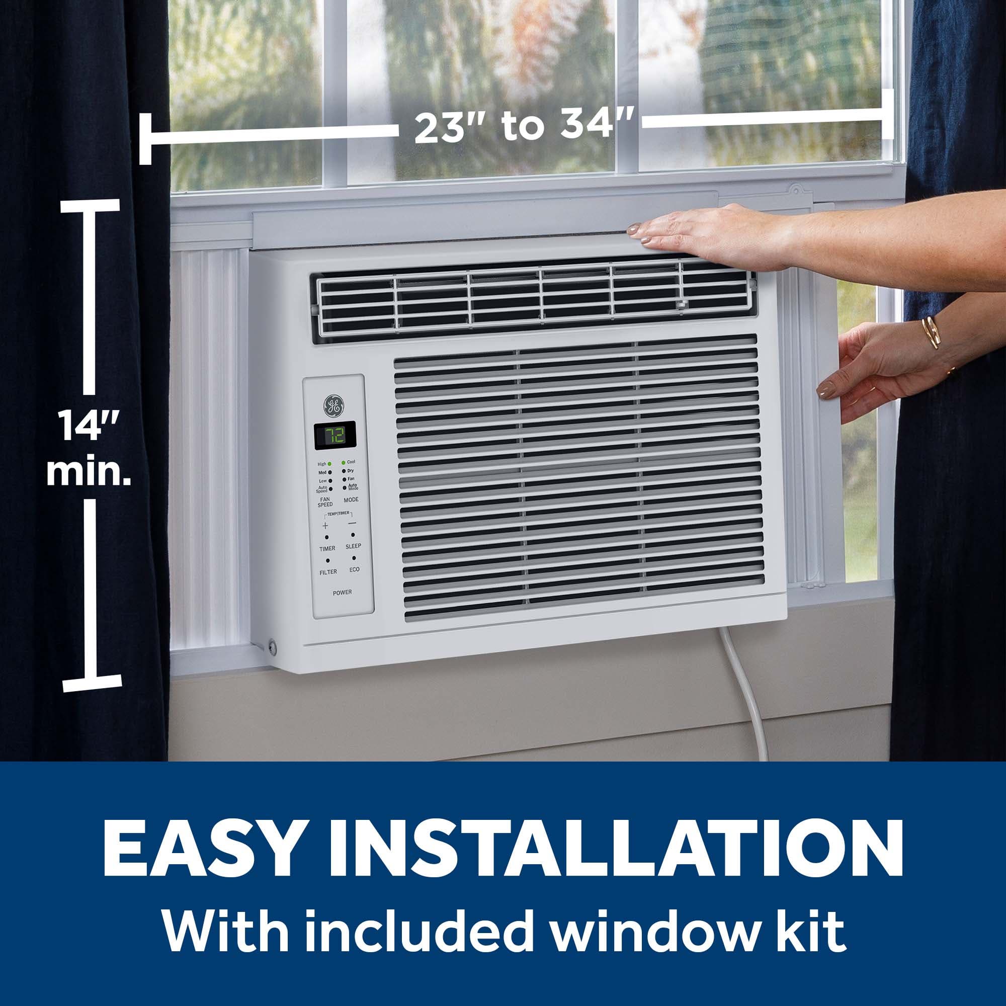 GE AWES06BWF 6,000 Btu, White