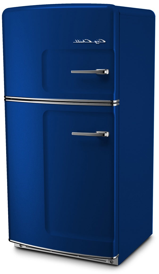 ブルーヒルズ Big Chill BC21TFRRI1SB 33 Inch Freestanding Retro Refrigerator