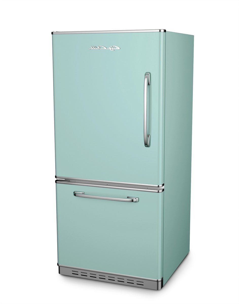 Big Chill BC19BFRRI2T 30 Inch Retropolitan Fridge With Ice Maker: Turquo...