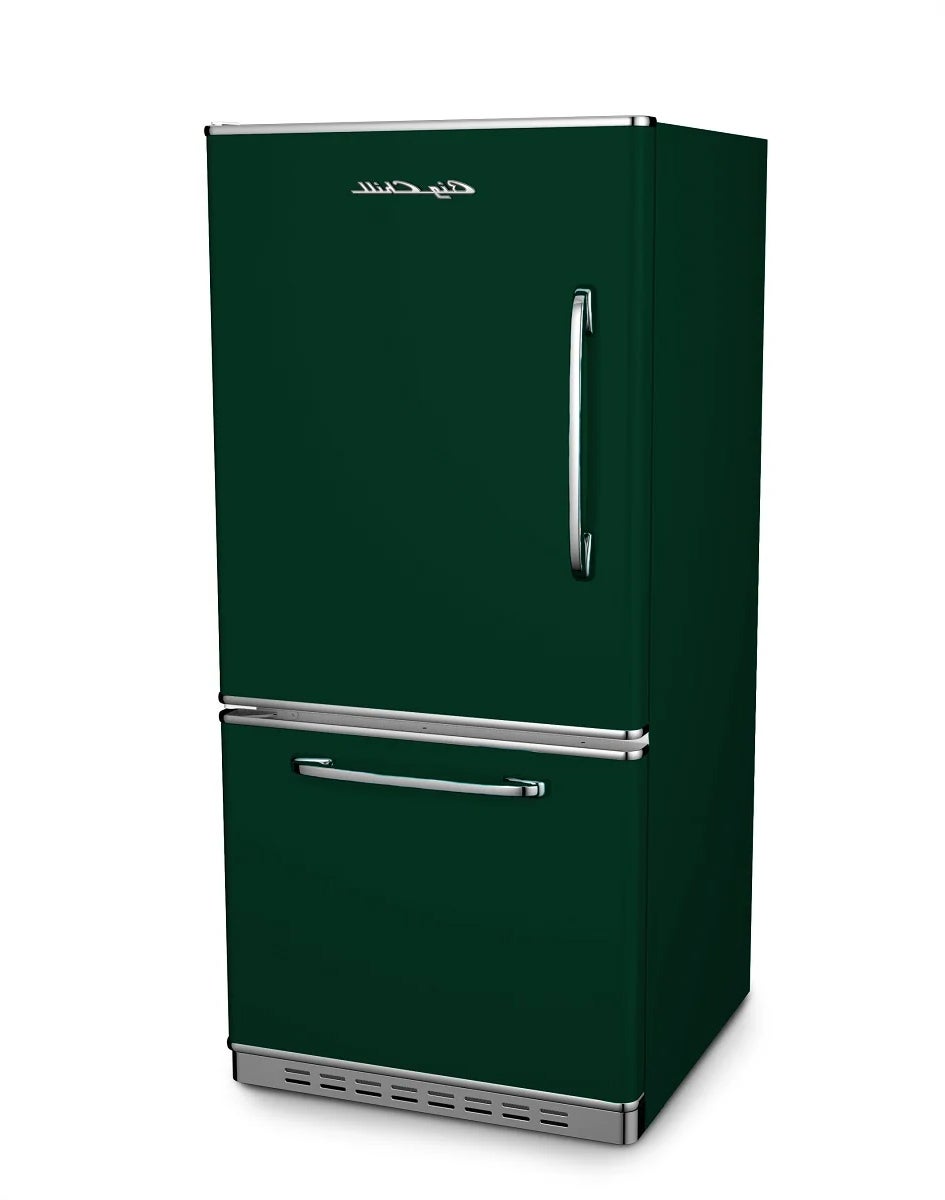 Big Chill BC19BFRRI2MG 30 Inch Retropolitan Fridge With Ice Maker: Moss G...