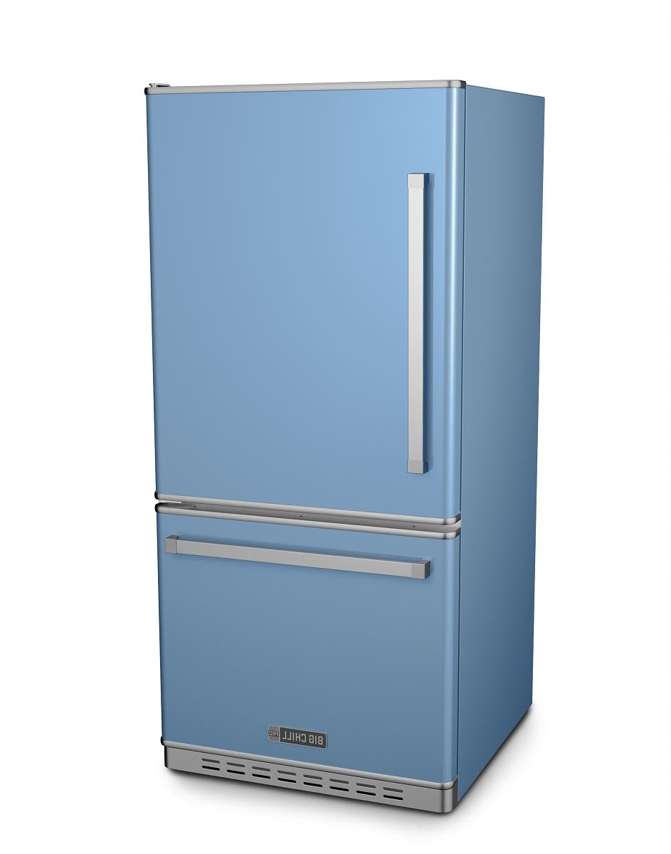 Big Chill BC19BFPRPBI2 Pastel Blue, Right Handle