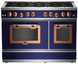 Cobalt With Brushed Copper Trim, Natural Gas