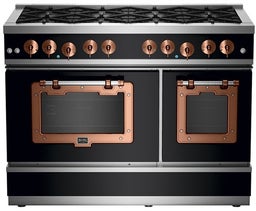 Matte Black With Brushed Copper Trim, Liquid Propane