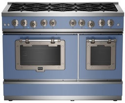 Pastel Blue With Satin Nickel Trim, Liquid Propane