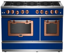 Signal Blue With Brushed Copper Trim, Liquid Propane