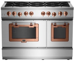 Stainless Steel With Brushed Copper Trim, Natural Gas