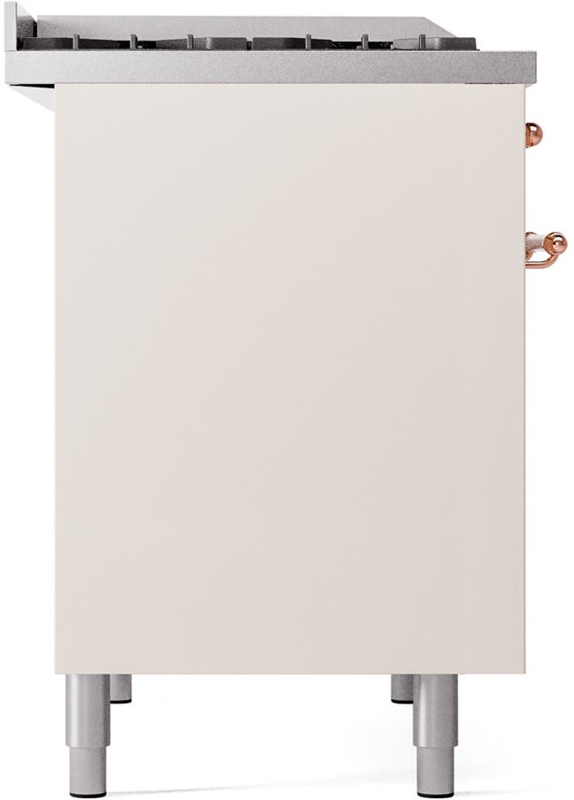 Ilve UPD40FNMPAWPLP Antique White With Copper Trim, Lp