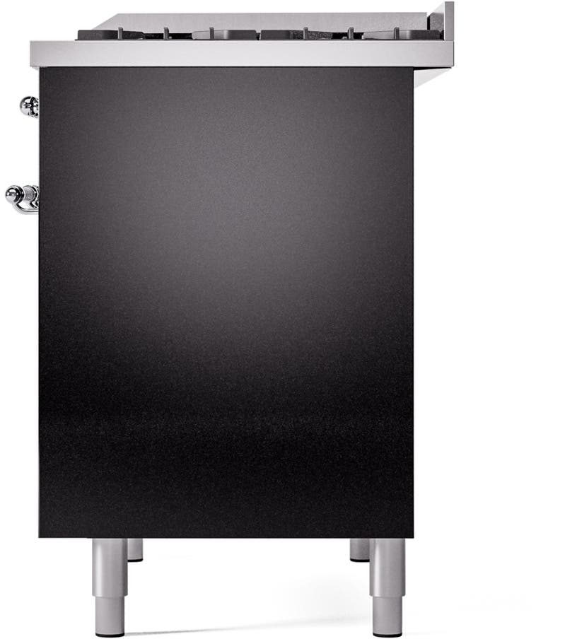 Ilve UPD40FNMPBKCLP Glossy Black With Chrome Trim, Lp