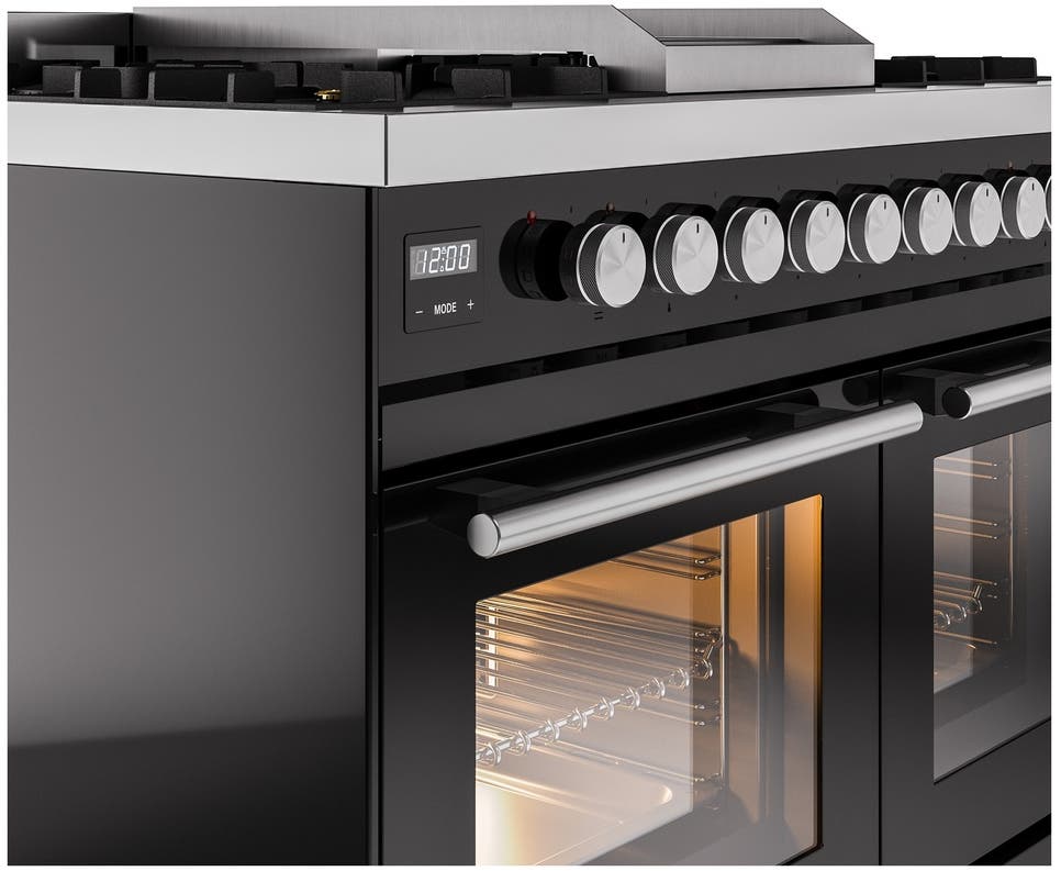 Ilve UPD40FWMPBKLP Glossy Black With Satin Trim, Lp