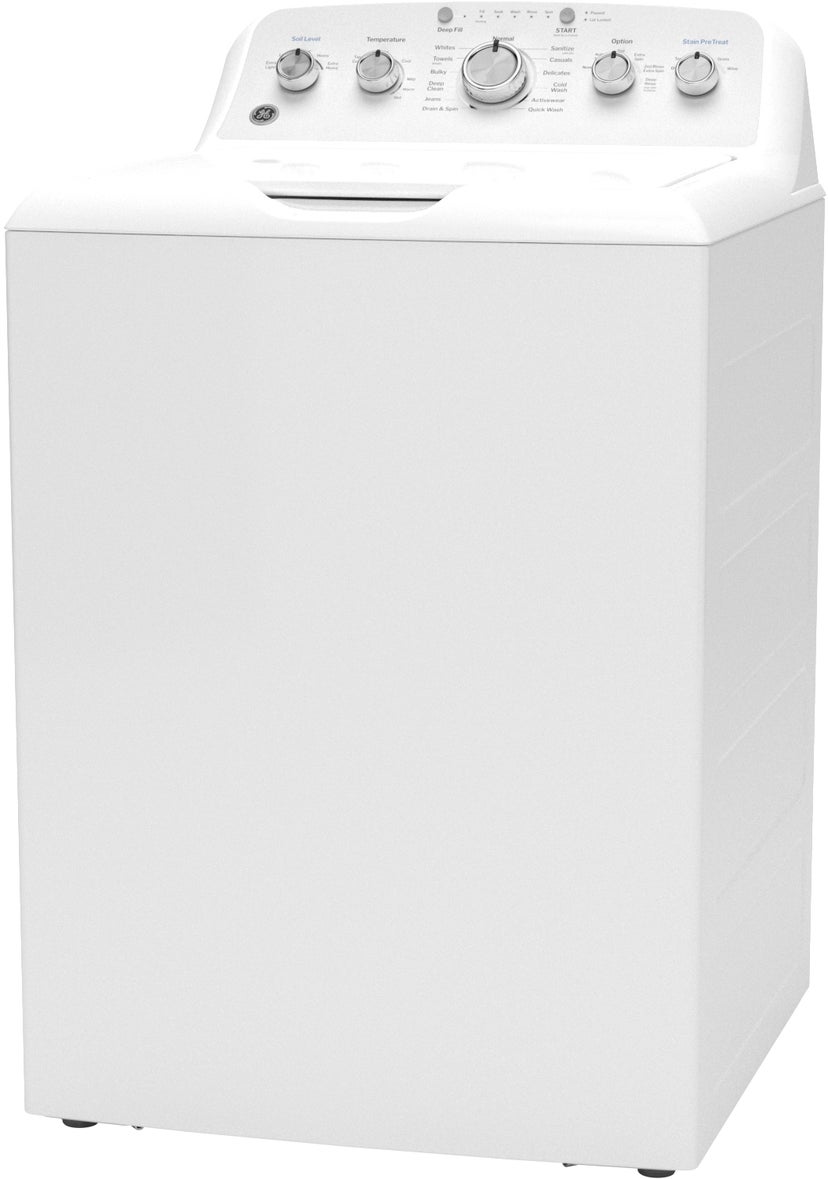 GE GTW538ASWWS 4.6 Cu. Gt. High-Efficiency Top Load Washer with S...