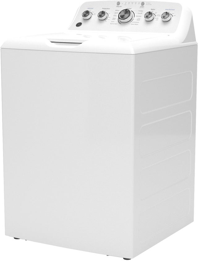 GE GTW538ASWWS 4.6 Cu. Gt. High-Efficiency Top Load Washer with S...