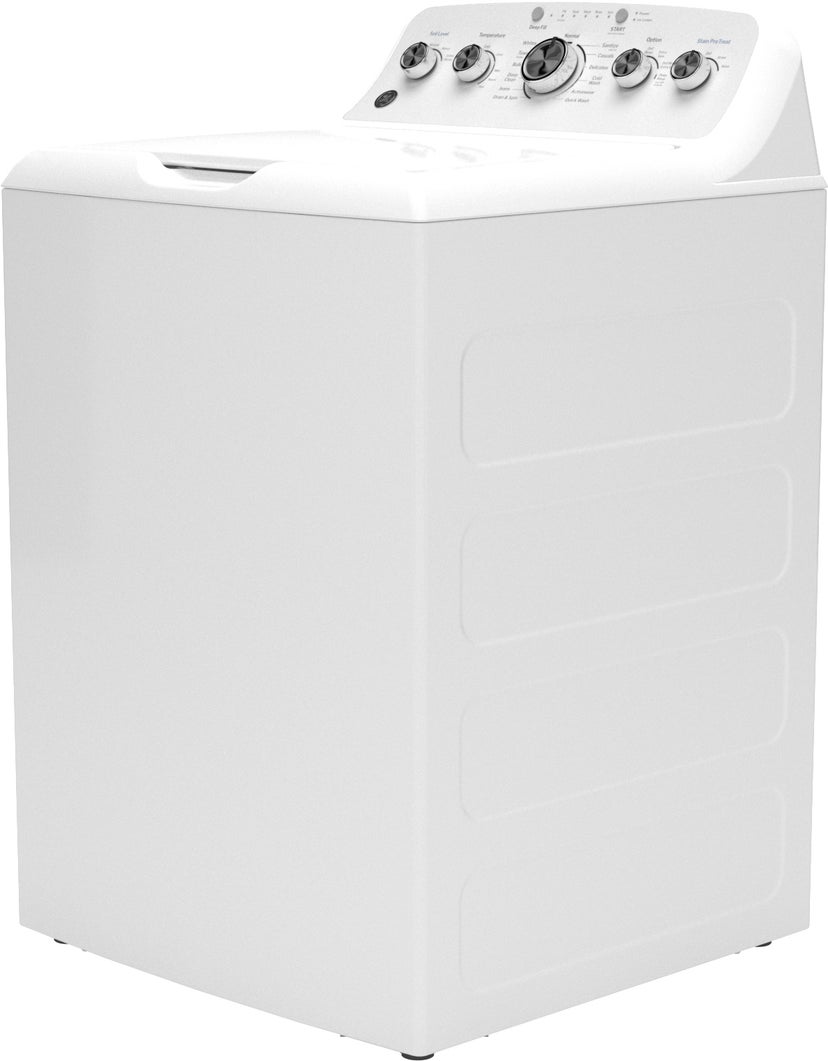 GE GTW538ASWWS 4.6 Cu. Gt. High-Efficiency Top Load Washer with S...