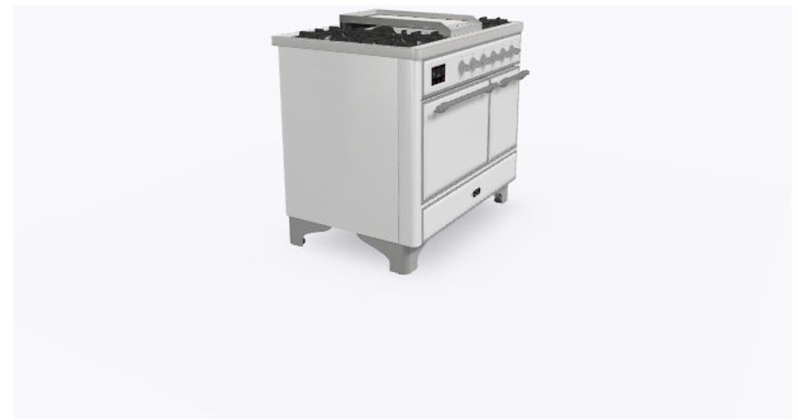 Ilve UMD10FDQNS3RACLP Ral Custom Color With Chrome Knobs, Liquid Propane