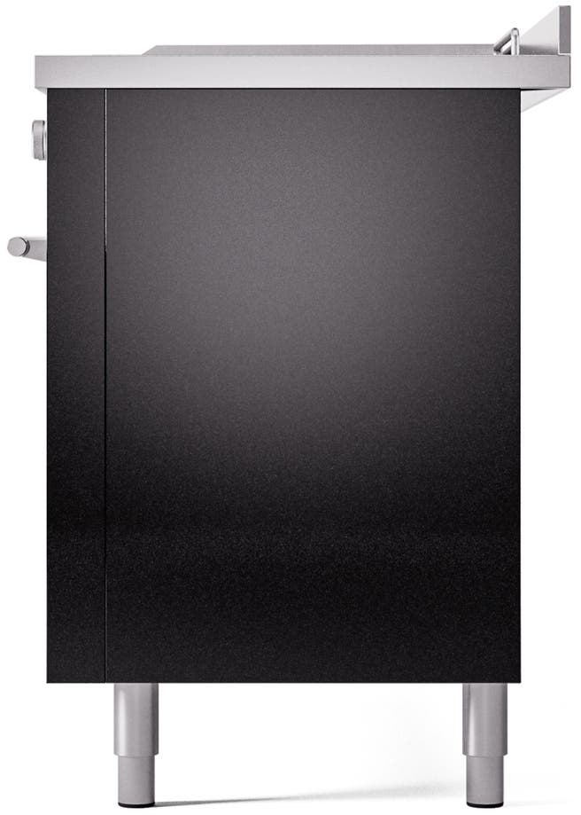 Ilve UP60FSWMPBKLP Glossy Black With Satin Trim, Lp