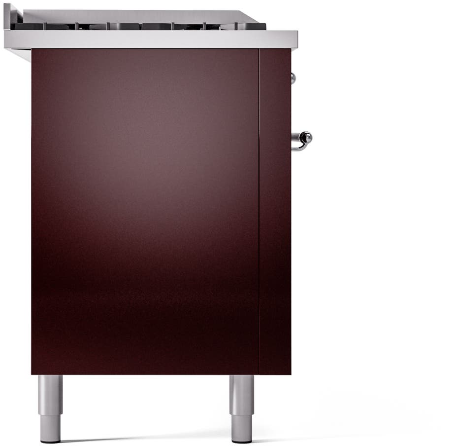 Ilve UP60FSNMPBUCLP Burgundy With Chrome Trim, Lp