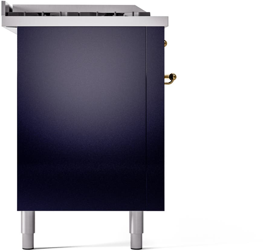 Ilve UP60FSNMPMBGLP Midnight Blue With Brass Trim, Lp