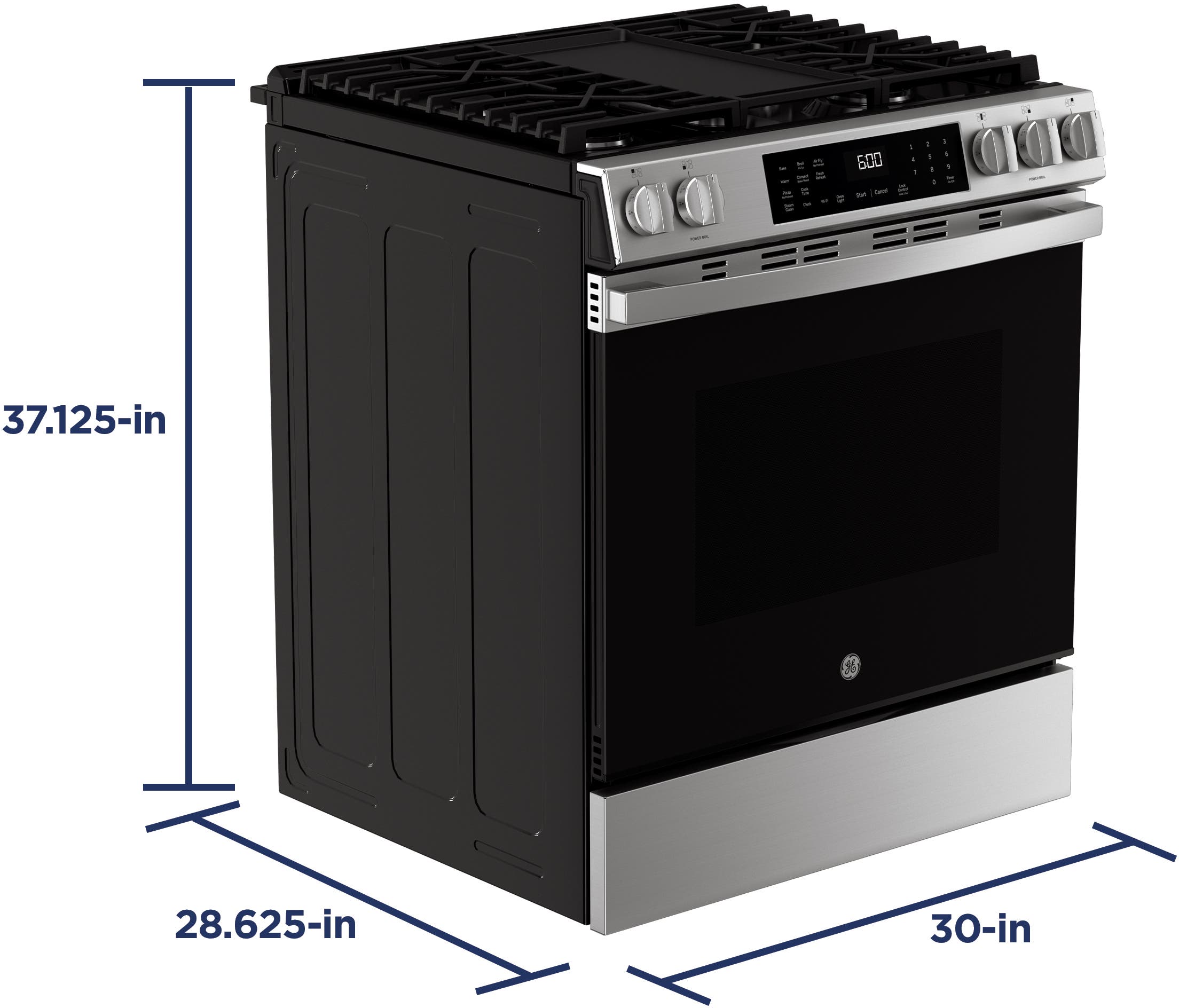 GE GGS60LAVFS Fingerprint Resistant Stainless Steel