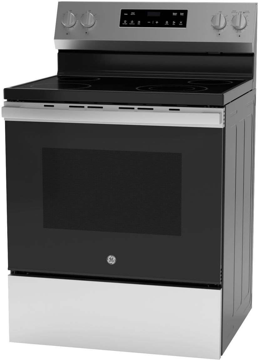 GE GRF40HSVSS 30 Inch 4 Element Free-Standing Electric Range: St...