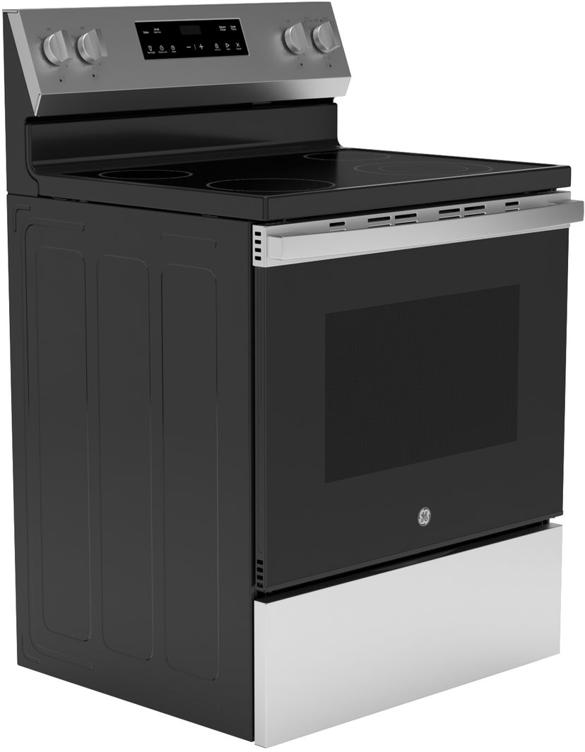 GE GRF40HSVSS 30 Inch 4 Element Free-Standing Electric Range: St...