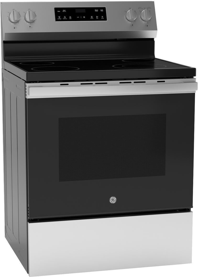 GE GRF40HSVSS 30 Inch 4 Element Free-Standing Electric Range: St...