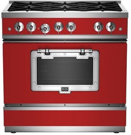 Carmine Red With Chrome Trim, Natural Gas