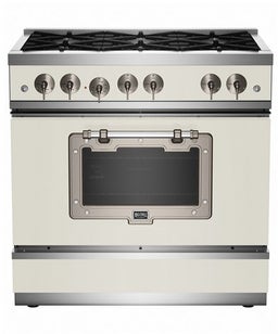 Grey White With Satin Nickel Trim, Natural Gas