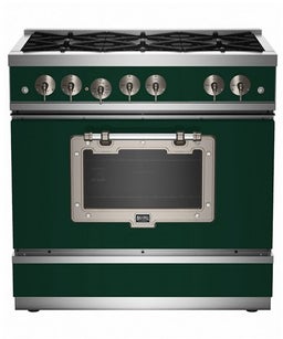 Moss Green With Satin Nickel Trim, Natural Gas