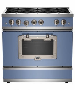 Pastel Blue With Satin Nickel Trim, Liquid Propane