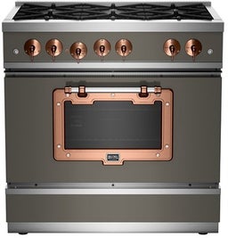 Quartz Grey With Brushed Copper Trim, Liquid Propane