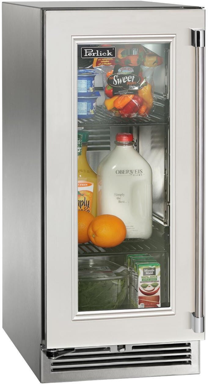 Perlick HP15RM44LL 15" Signature Series Marine Grade Refrigerator: W/...