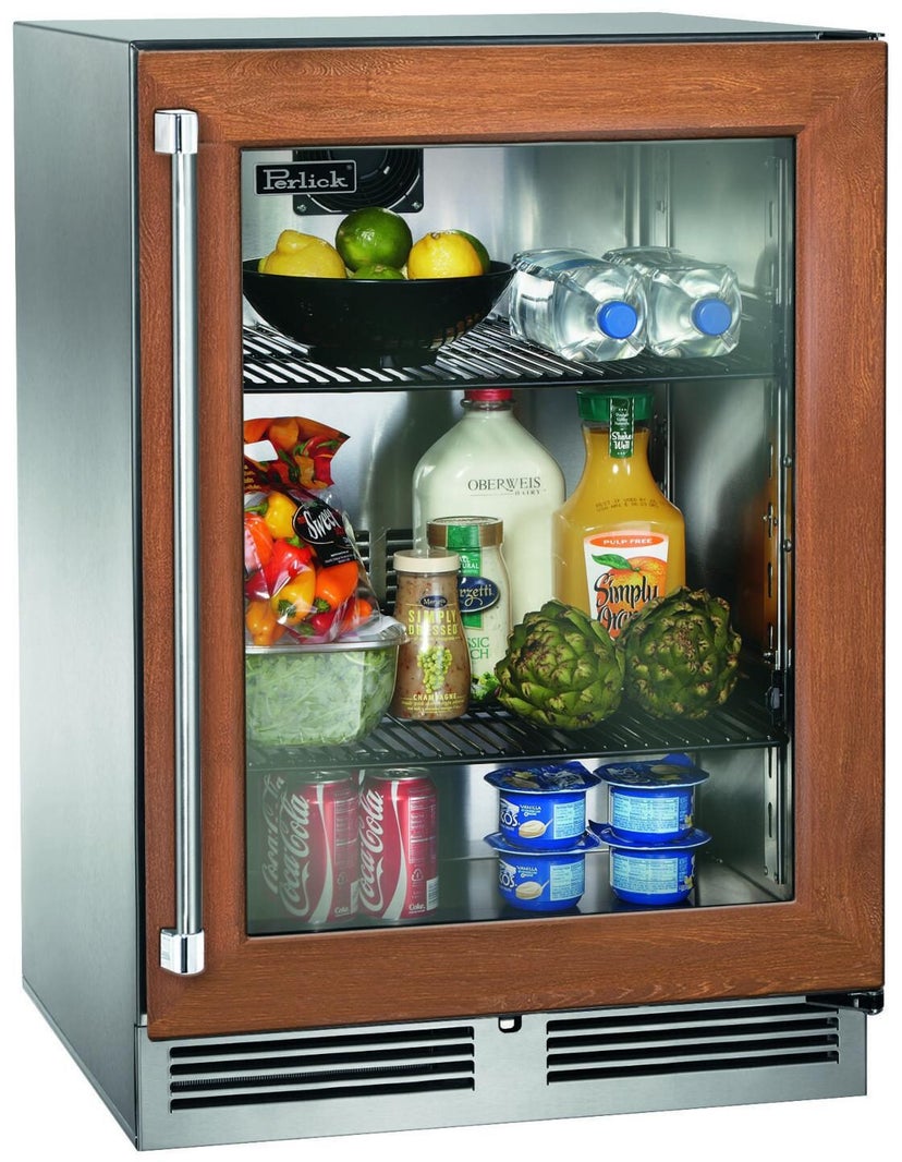 Perlick HP24RM44R 24" Signature Series Marine Grade Refrigerator: W/...