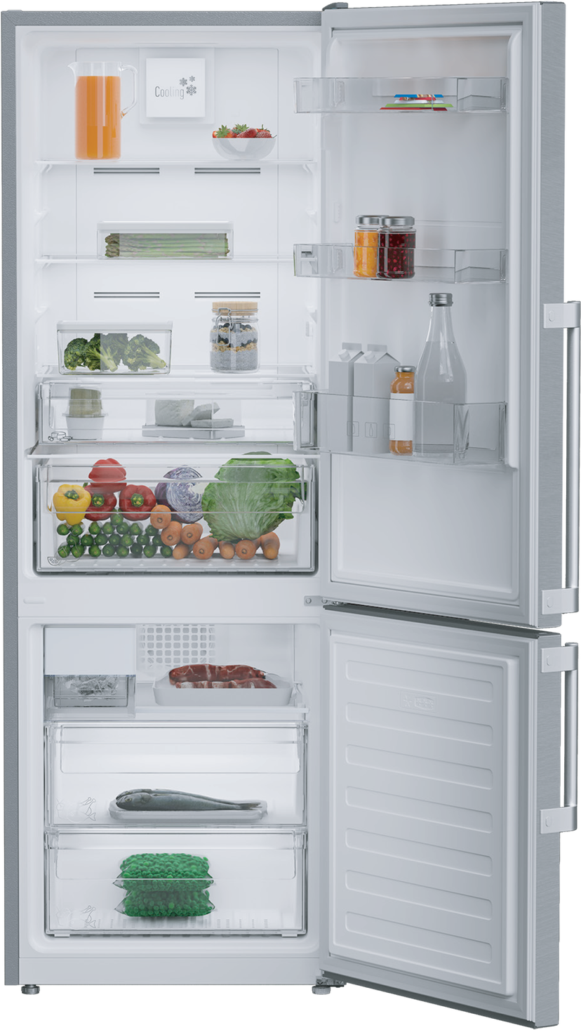 Blomberg BRFB1046SS 24 Freestanding Counter-Depth Bottom Freezer Refri...