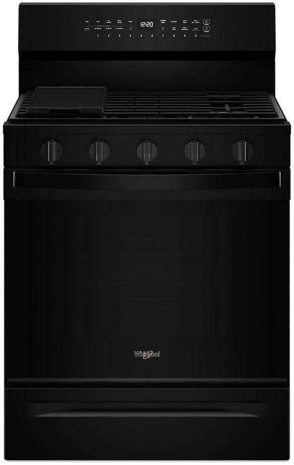 Whirlpool WFGS7530RB 30 Inch Smart Gas Range With Air Cooking technolog...