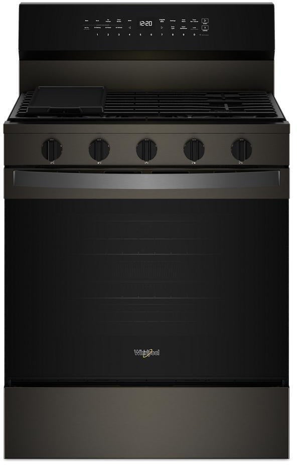 Whirlpool WFGS7530RV 30 Inch Smart Gas Range With Air Cooking technolog...