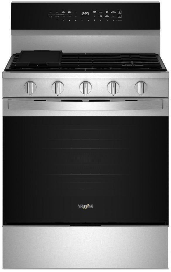 Whirlpool WFGS7530RZ 30 Inch Smart Gas Range With Air Cooking technolog...