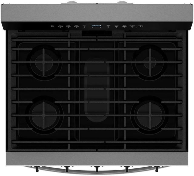 Whirlpool WFGS7530RZ 30 Inch Smart Gas Range With Air Cooking technolog...