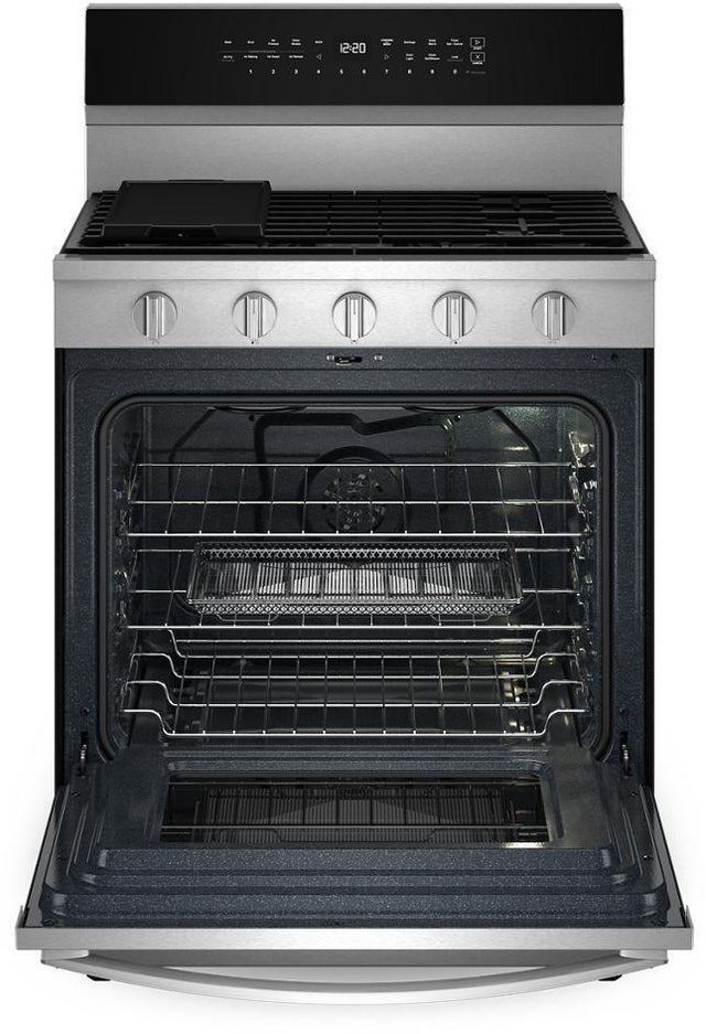 Whirlpool WFGS7530RZ 30 Inch Smart Gas Range With Air Cooking technolog...