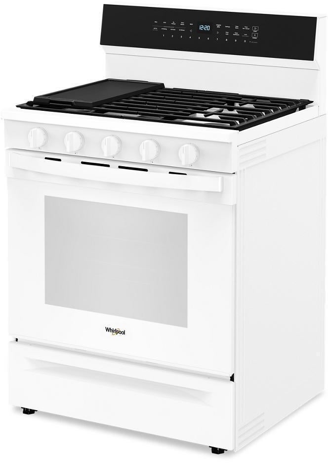 Whirlpool WFGS7530RW 30 Inch Smart Gas Range With Air Cooking technolog...