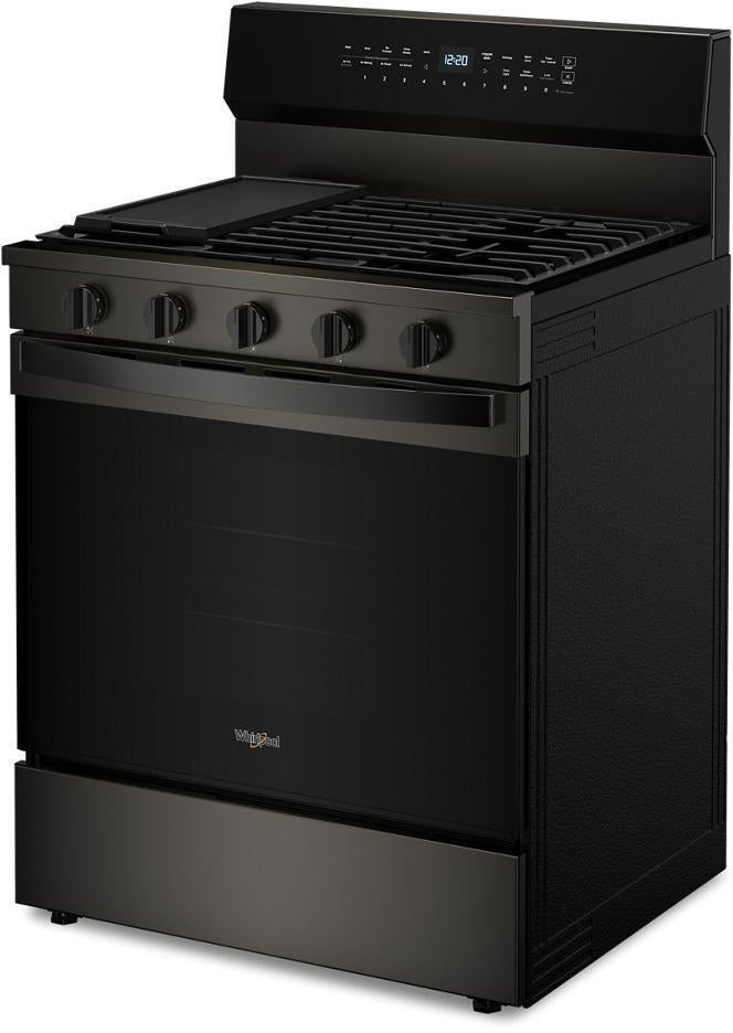 Whirlpool WFGS7530RV 30 Inch Smart Gas Range With Air Cooking technolog...