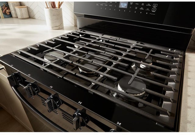 Whirlpool WFGS7530RB 30 Inch Smart Gas Range With Air Cooking technolog...