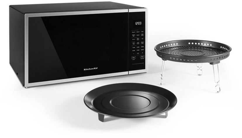 KitchenAid KMCS522RPS 1.5 Cu. Ft. Countertop Microwave with 1400-Watt Po...