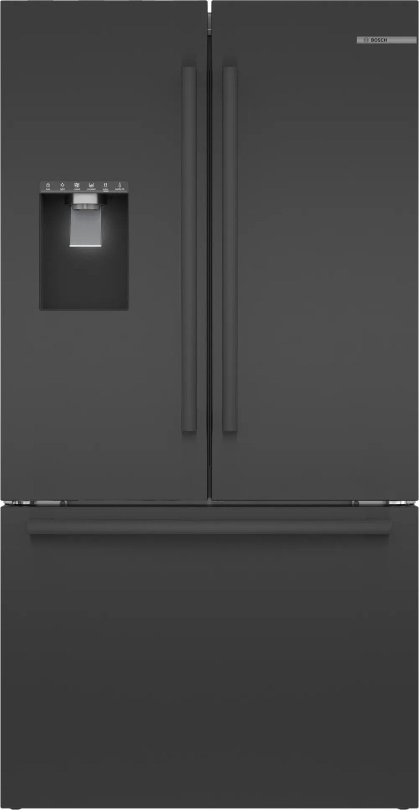 Bosch B36FD52SNB 36 Inch French Door Refrigerator: Black Stainless ...