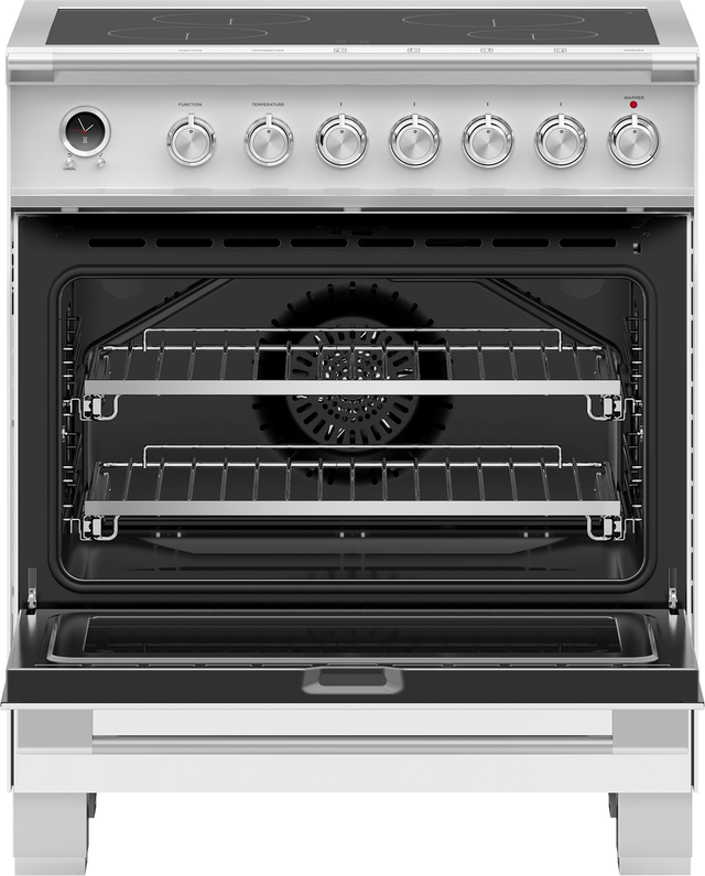 Fisher Paykel OR30SCI6W1 30" Induction Range, 4 Zones, Self-cleaning: White