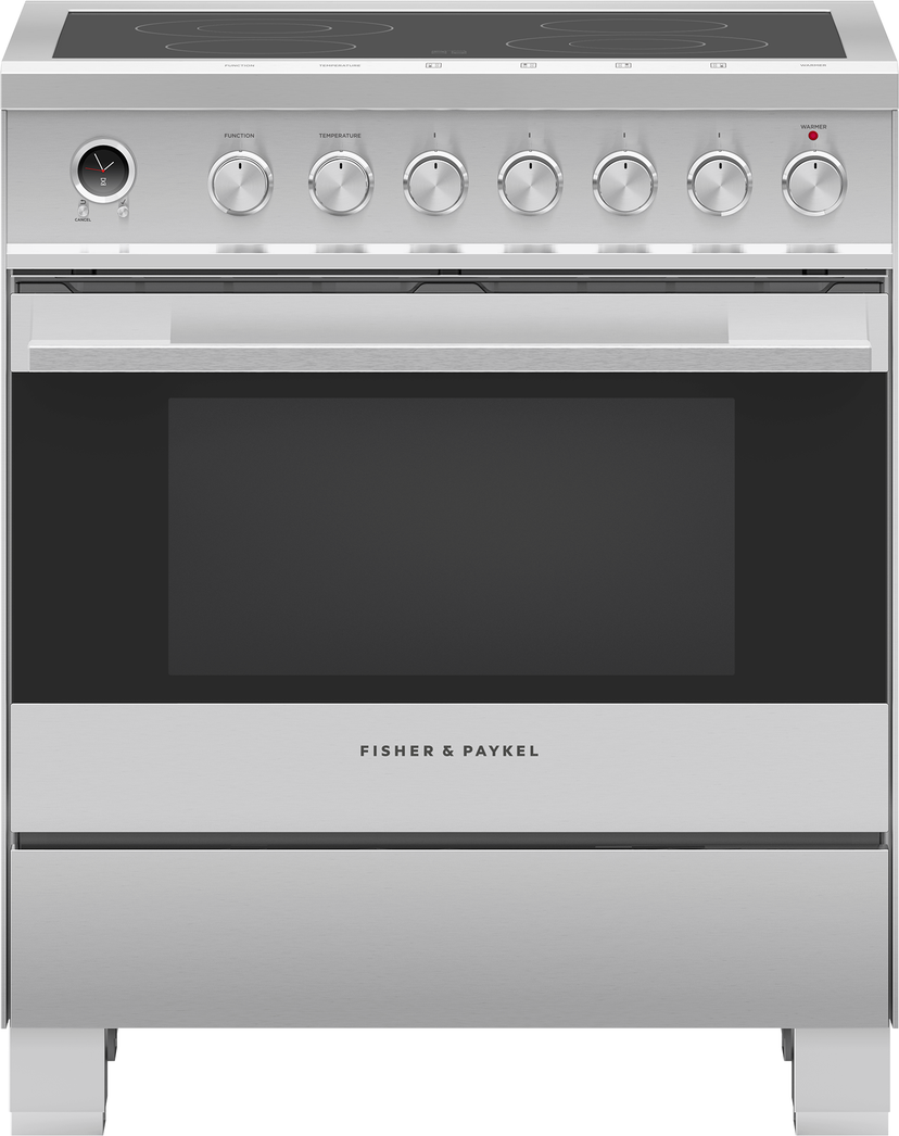 Fisher Paykel OR30SDE6X1 30" Contemporary Electric Range, 4 Element: Stainl...