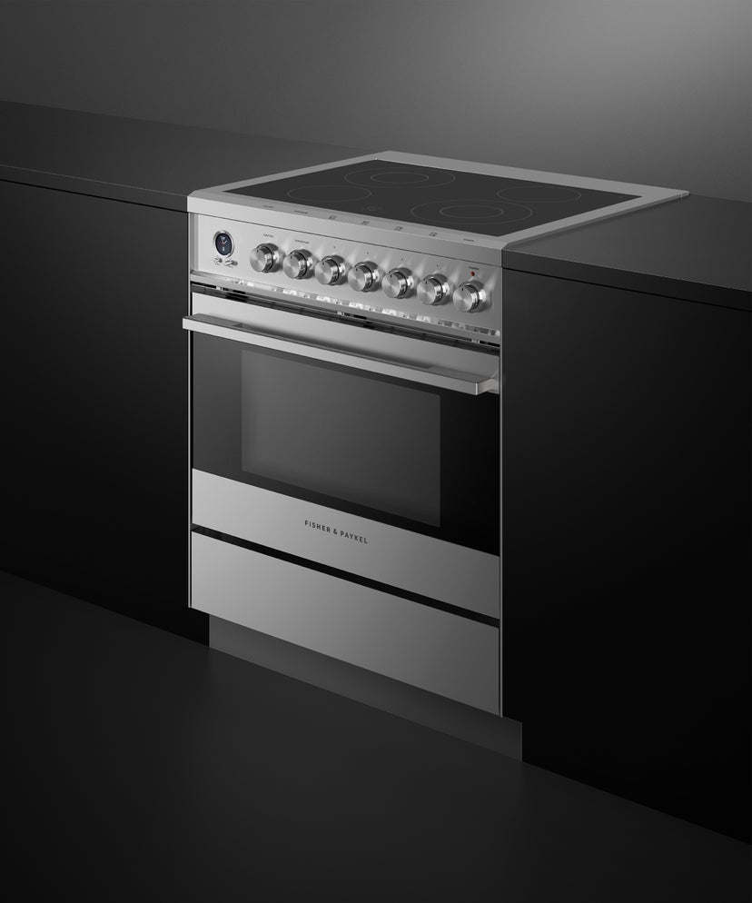 Fisher Paykel OR30SDE6X1 30" Contemporary Electric Range, 4 Element: Stainl...