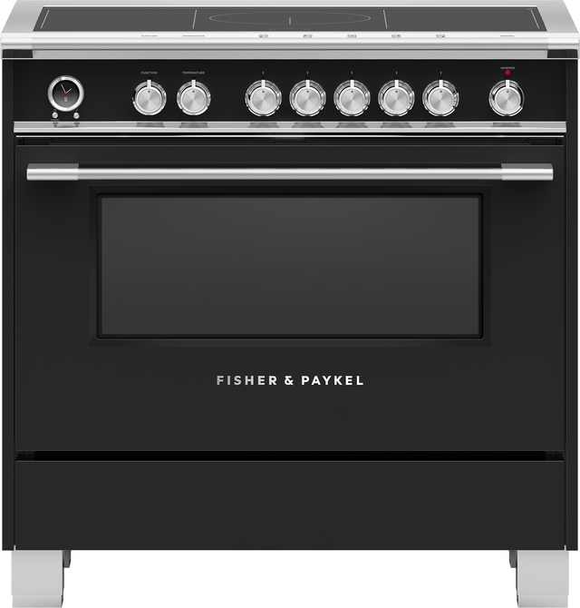 Fisher Paykel OR36SCI6B1 36 Inch Freestanding Induction Range with 5 Elemen...