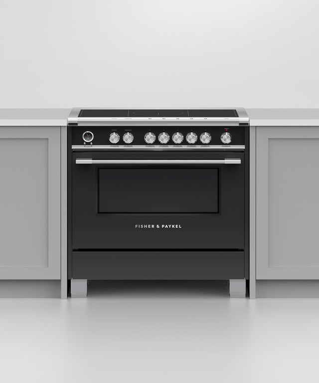 Fisher Paykel OR36SCI6B1 36 Inch Freestanding Induction Range with 5 Elemen...